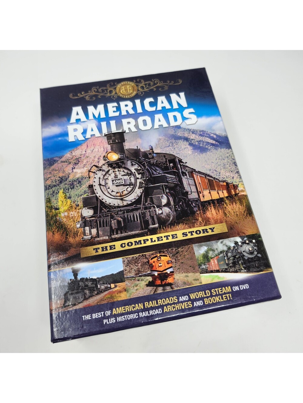 American Railroads The Complete Story Heritage Collection DVD Box Set w/ COA